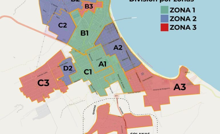 ZONAS POR CORTES DE AGUA