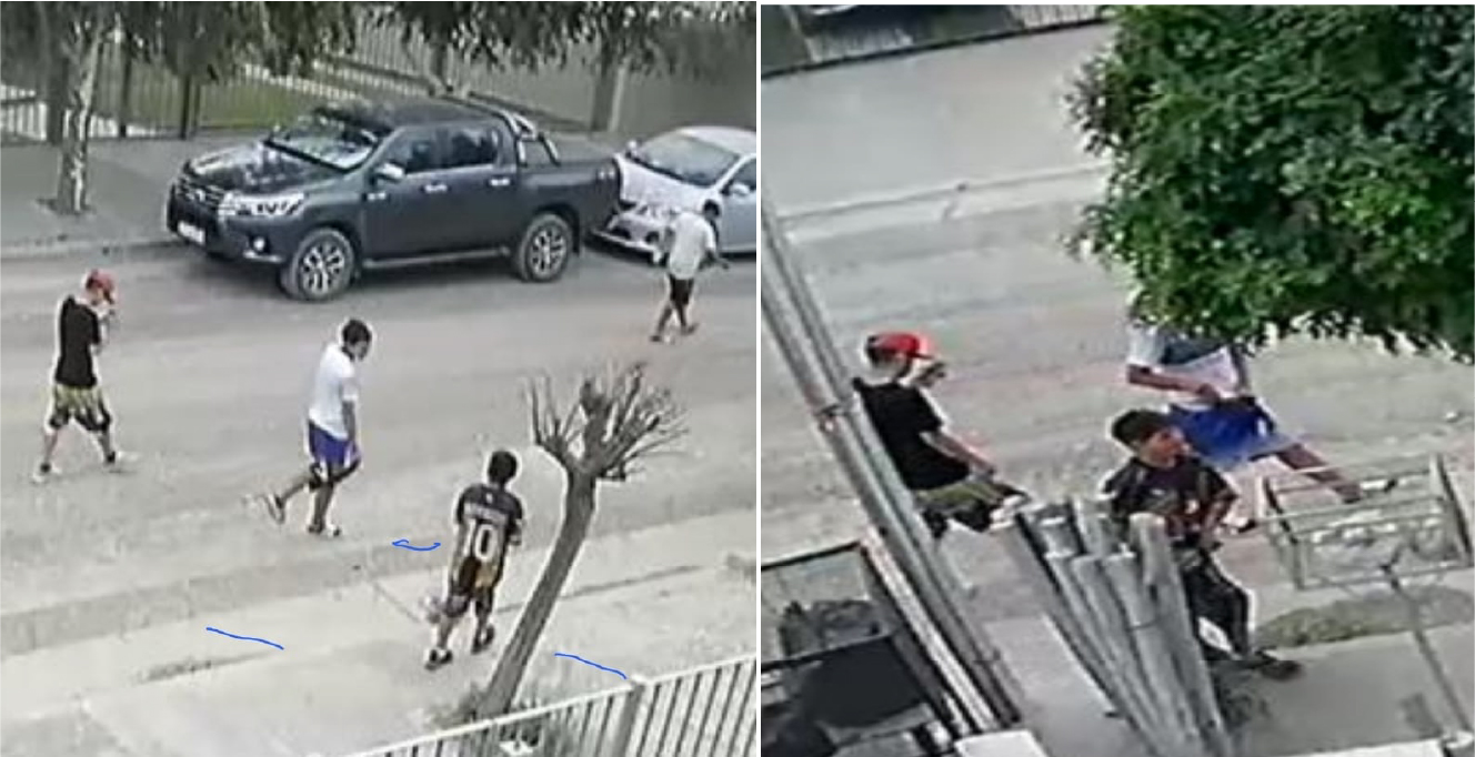 PATOTA DE ADOLESCENTES CON ARMAS BLANCAS POR BARRIO MEDANOS