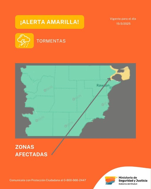 ALERTA AMARILLO EN NUESTRA CIUDAD