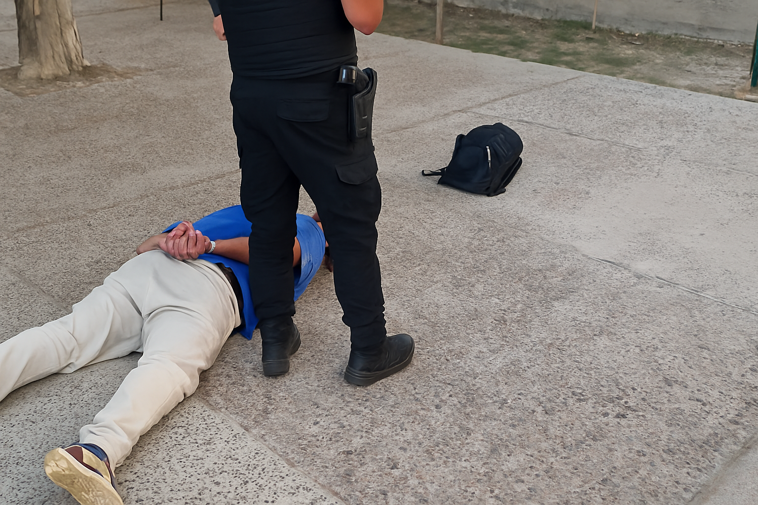 VECINOS FRUSTRAN ROBO CON INHIBIDOR: CAYÓ UN PELIGROSO DELINCUENTE