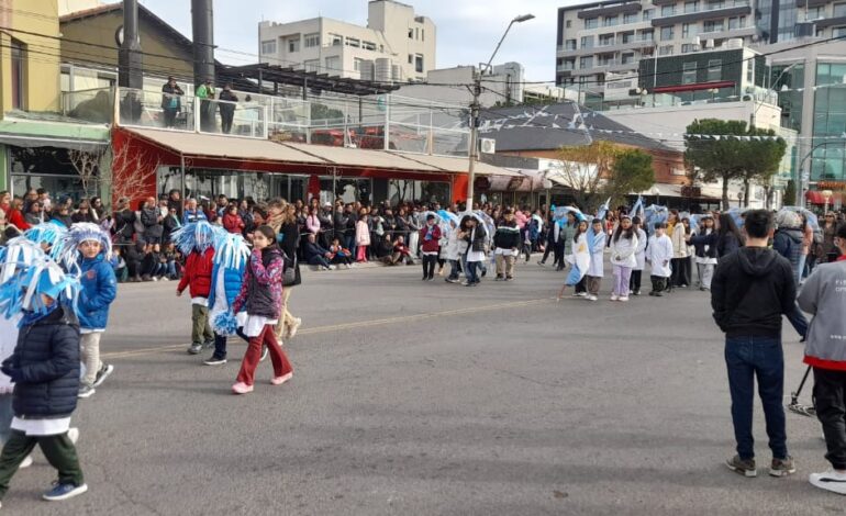 25 DE MAYO CON PARTICIPACION DE ESCUELAS Y MILITARES