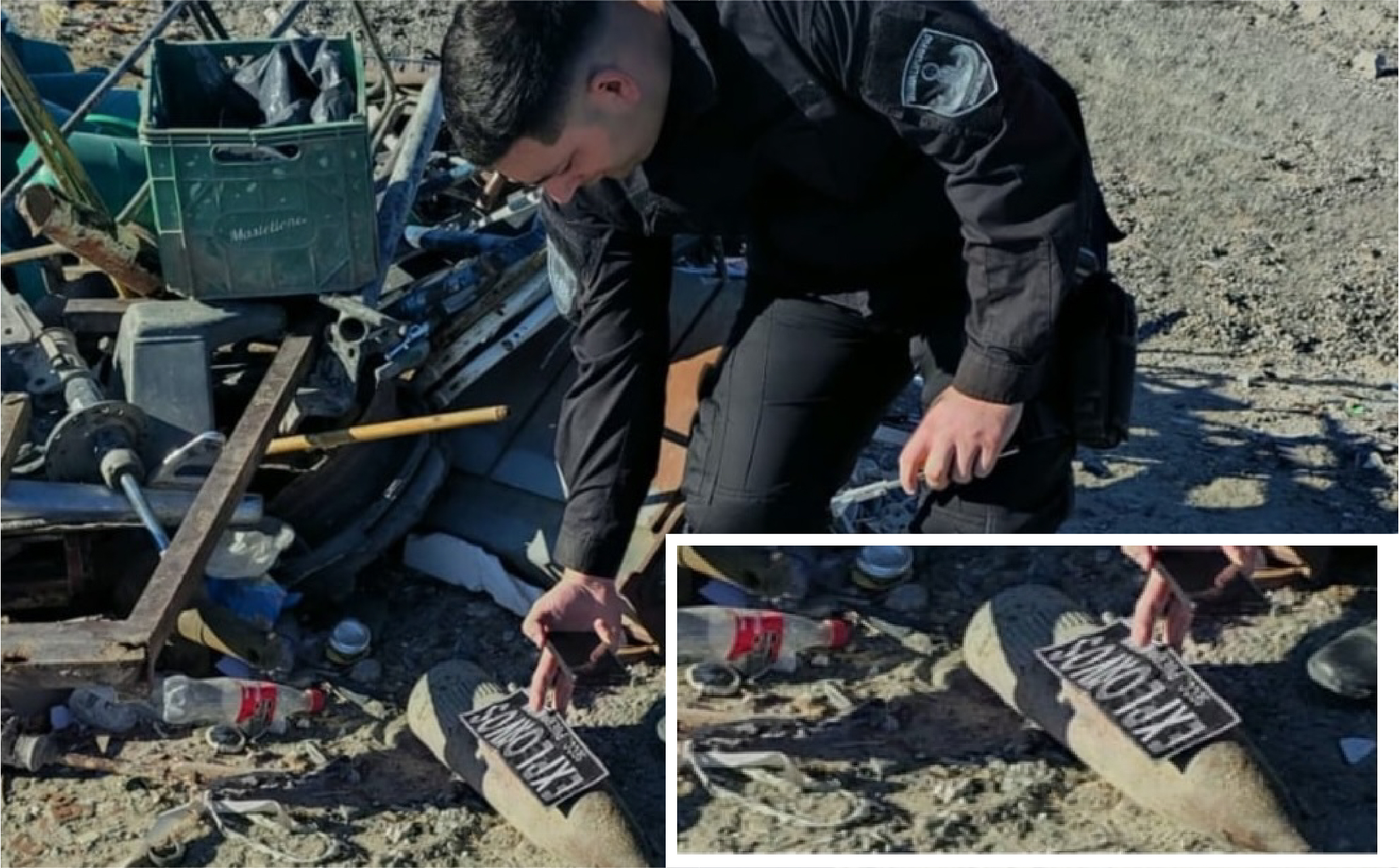 ENCONTRARON UN EXPLOSIVO EN EL BASURAL