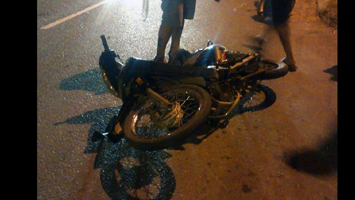 BARRIO SUR: EN MOTO ROBADA Y TERMINÓ CHOCANDO