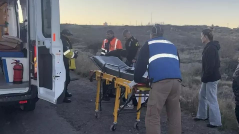 CICLISTA HERIDO TRAS SER EMBESTIDO