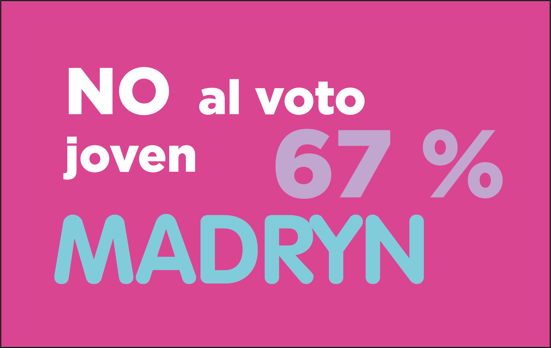 GANÓ EL “NO” AL VOTO JOVEN EN MADRYN