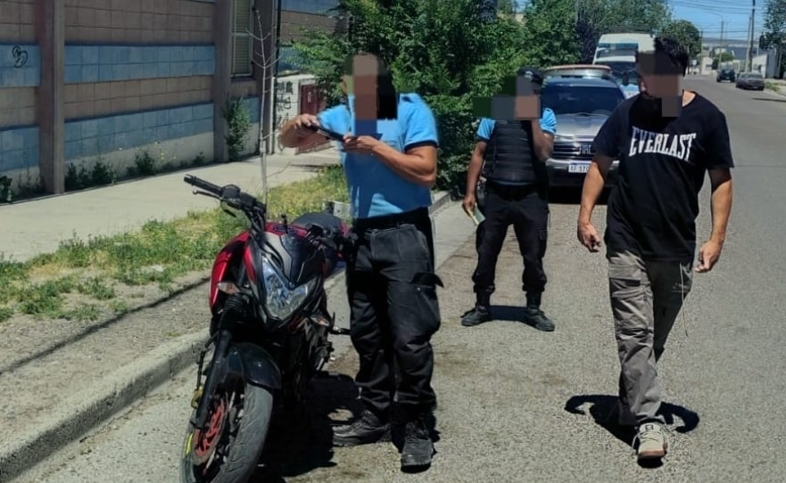 PENSARON QUE ERA UNA MOTO ROBADA PERO ERA OTRA