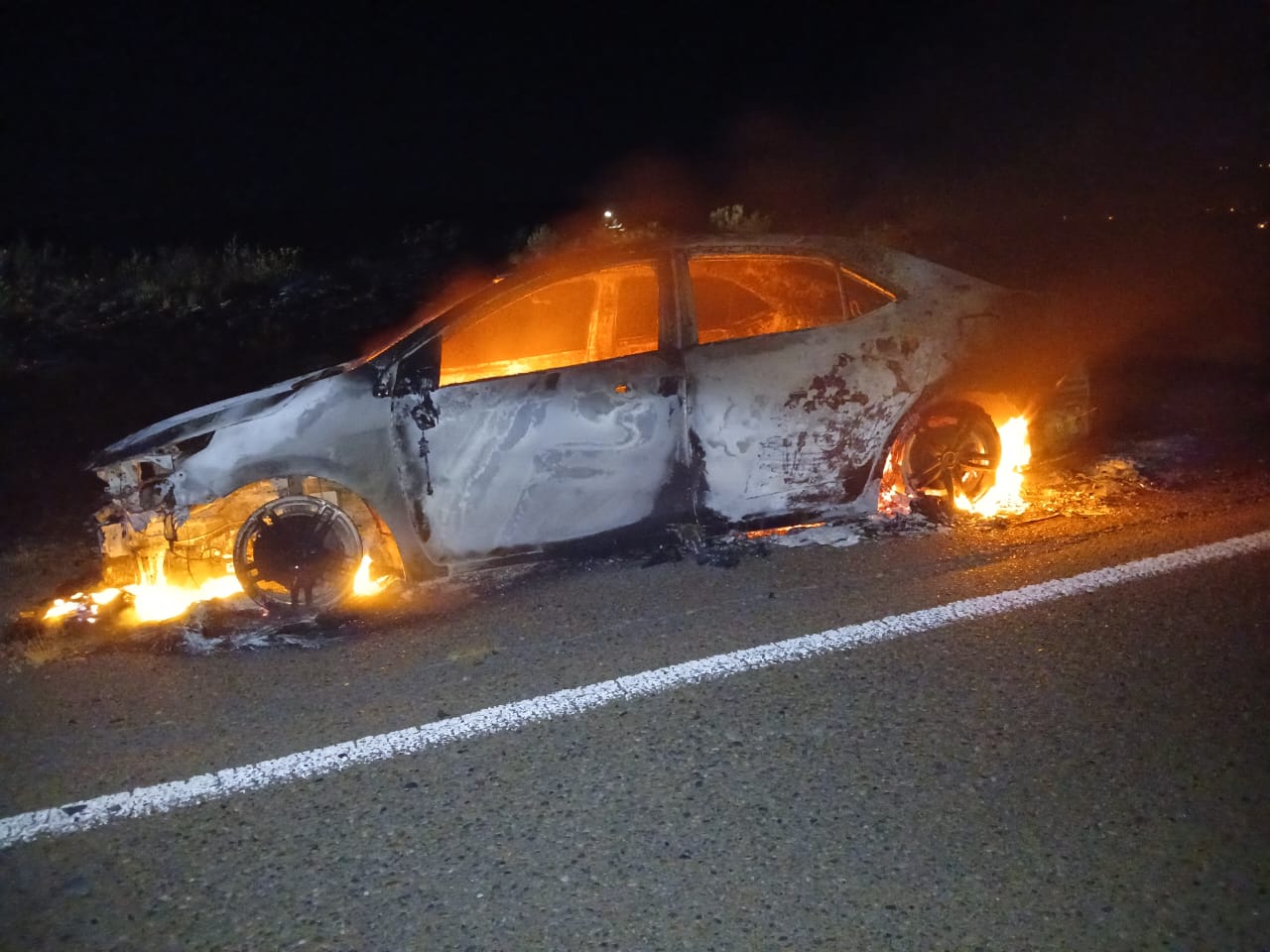 MISTERIOSOS INCENDIO DE AUTO