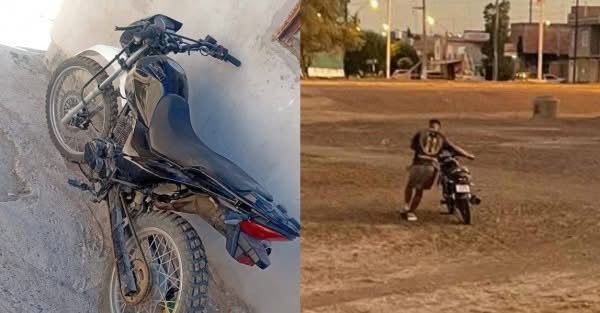 PUDO RECUPERAR SU MOTO