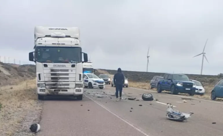 FUERTE CHOQUE EN LA DOBLE TROCHA