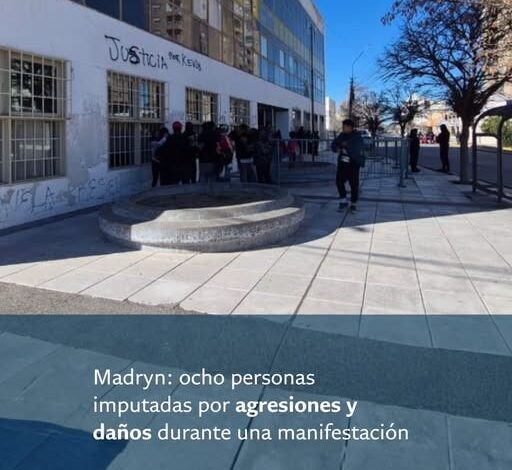 OCHO IMPUTADOS POR LOS INCIDENTES EN LA MARCHA POR BRUCE LARA