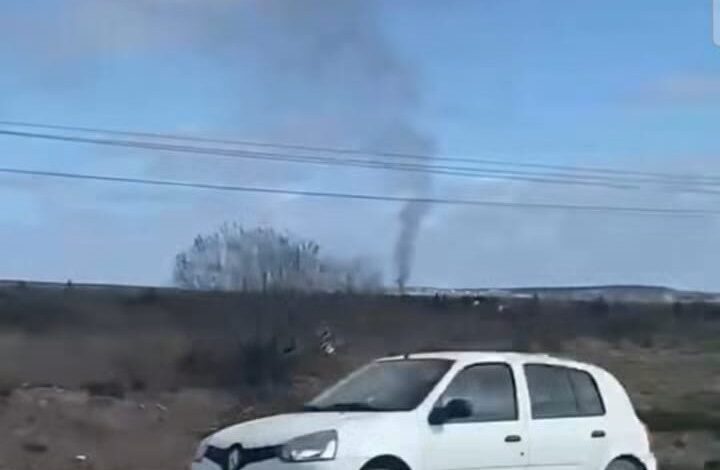 INCENDIO EN UNA VIVIENDA PRECARIA DEL BARRIO LAS BARDAS 2