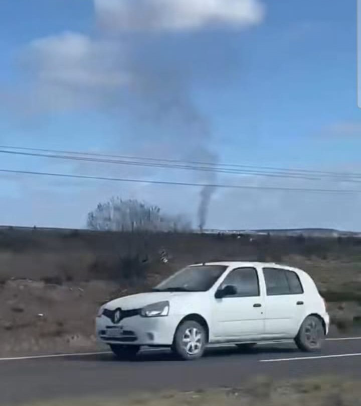 INCENDIO EN UNA VIVIENDA PRECARIA DEL BARRIO LAS BARDAS 2